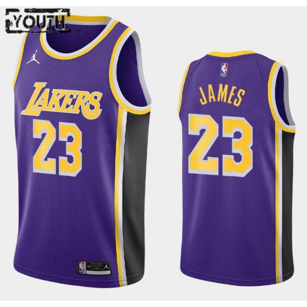 Los Angeles Lakers Trikot LeBron James 23 2020-2021 Jordan Brand Statement Edition Swingman - Kinder